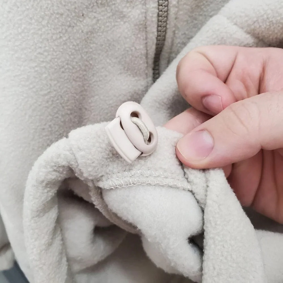 Due North Canada Cream Vancouver Full Zip Mock Neck Fleece Tourist Sweater S - Picture 4 of 8